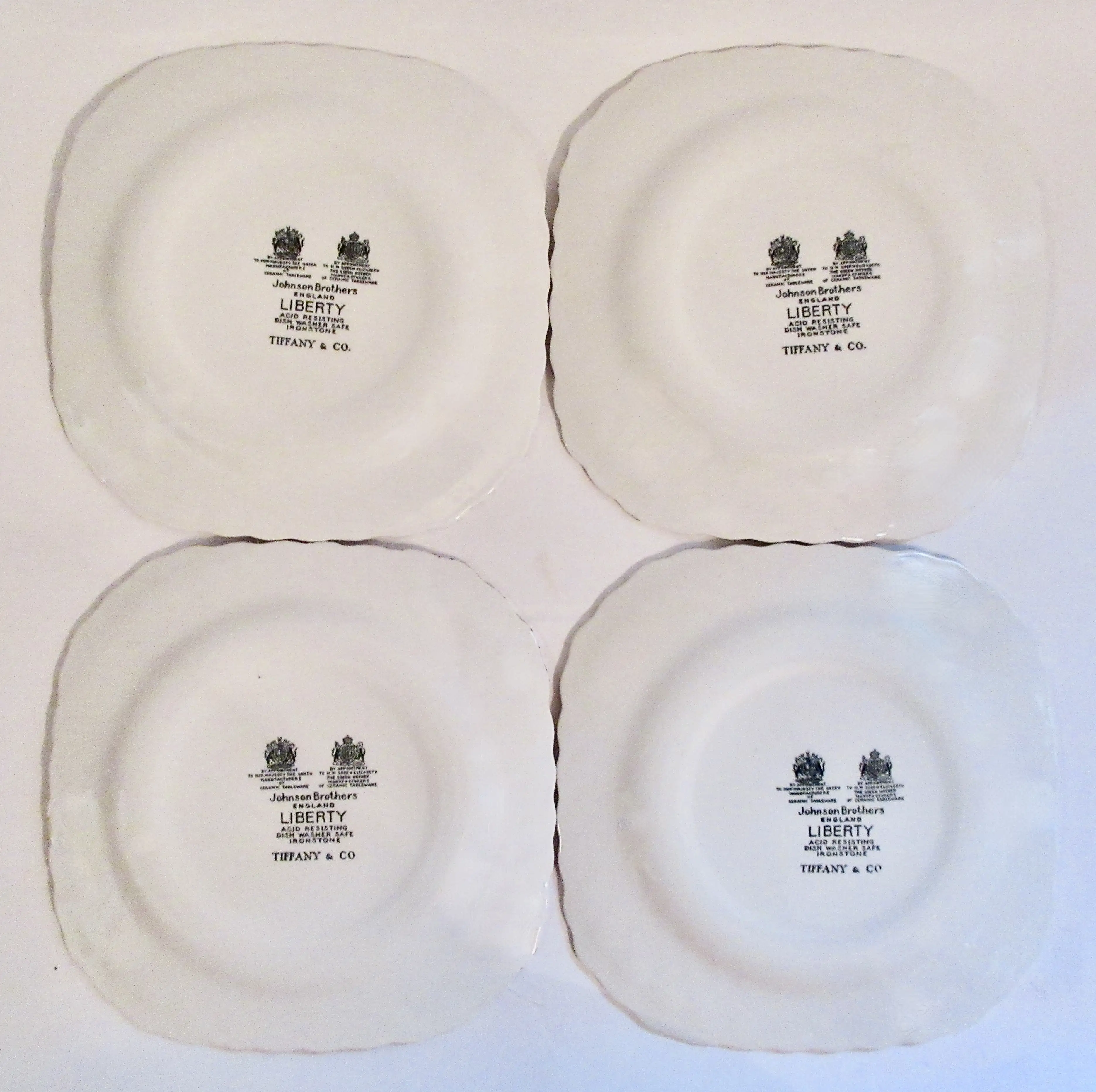 Tiffany & Co. English Chintz Plates S/4 6 Tiffany & Co. English Chintz Plates S/4