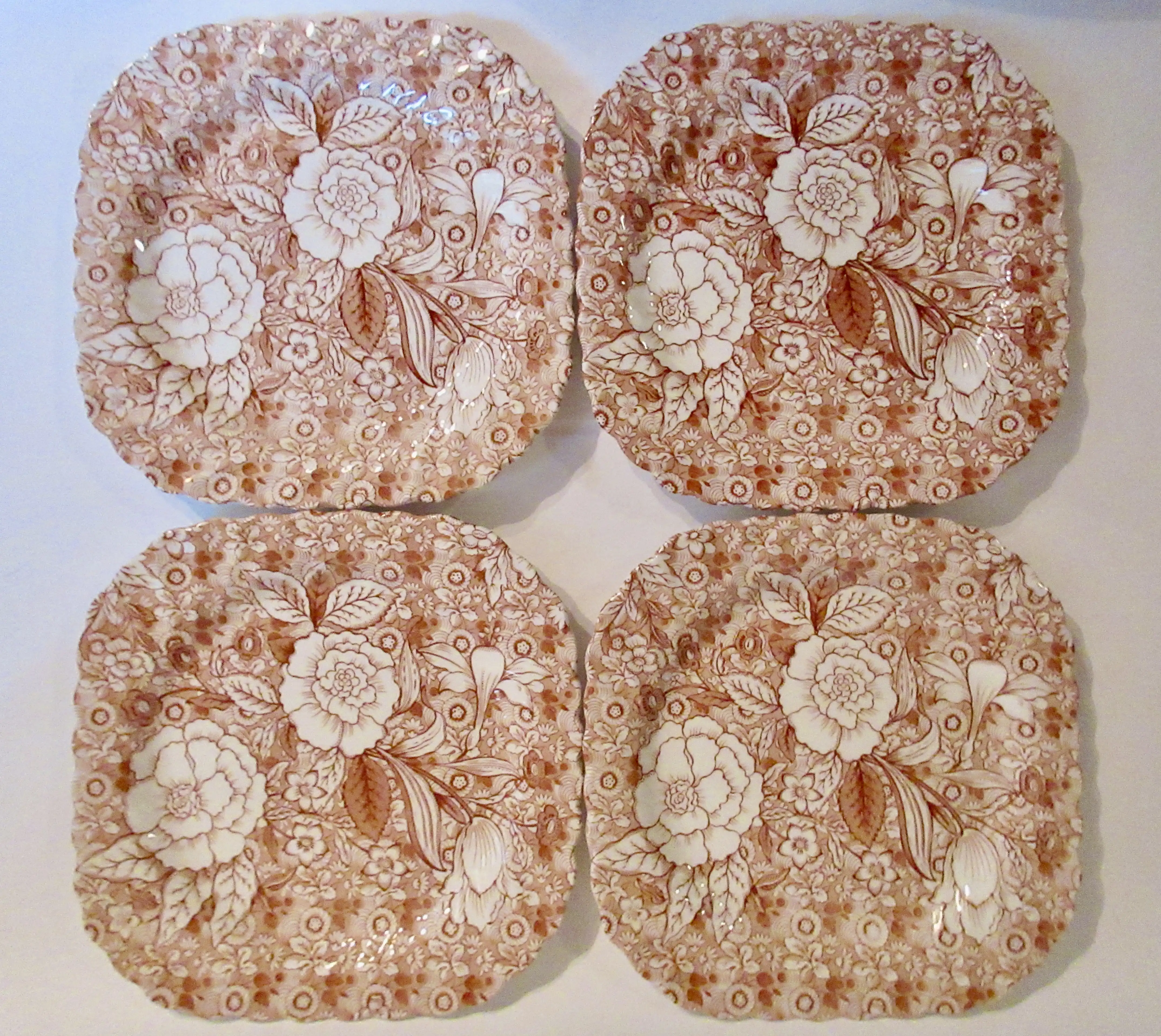 Tiffany & Co. English Chintz Plates S/4 7 Tiffany & Co. English Chintz Plates S/4