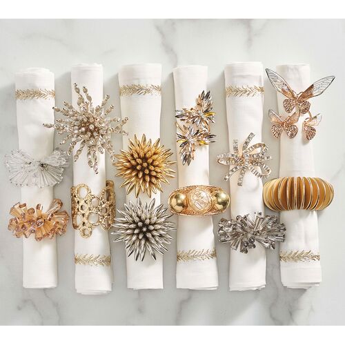 S/4 Stellar Napkin Rings 8 S/4 Stellar Napkin Rings