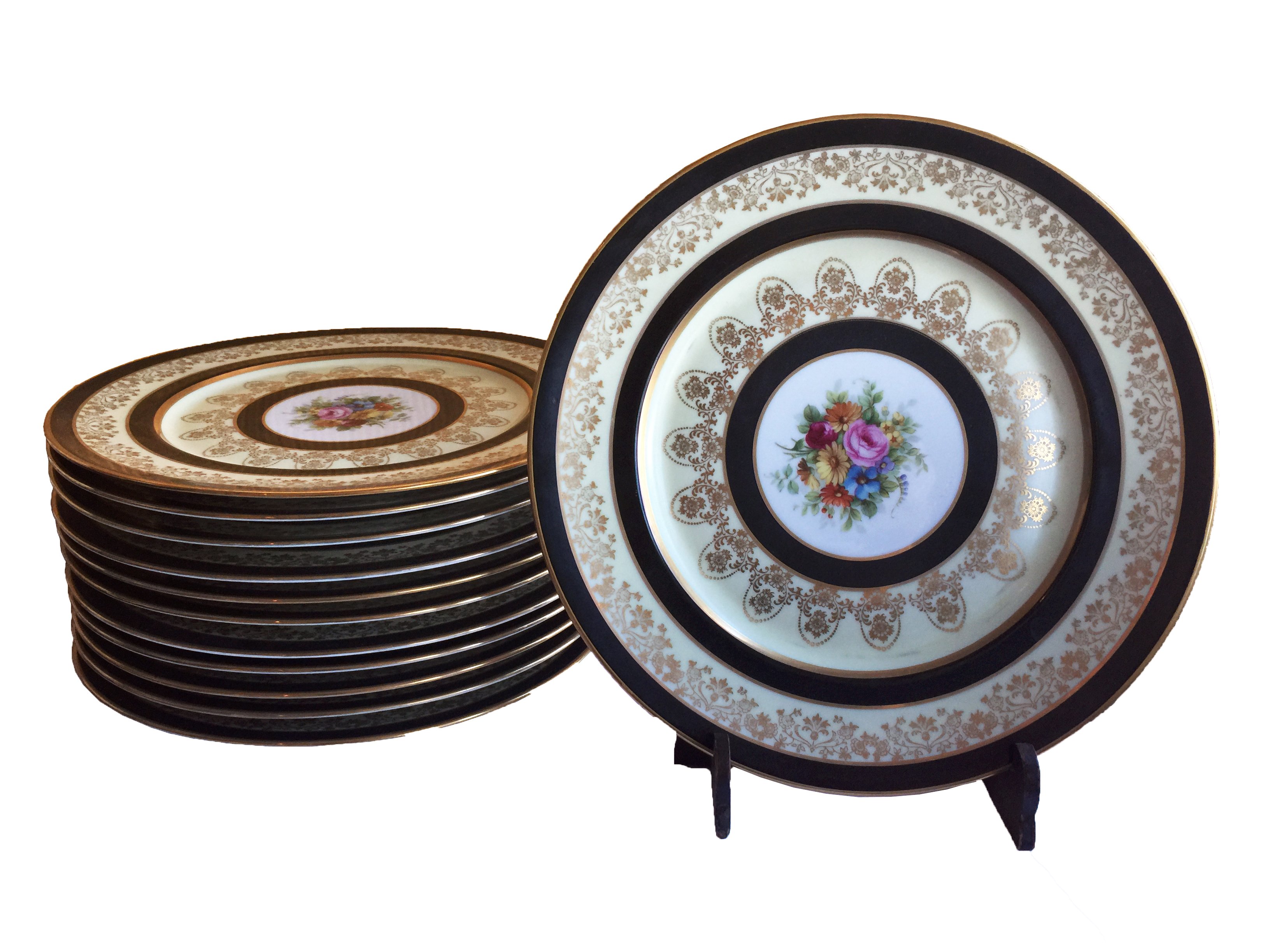 Floral Chargers, S/12 1 Floral Chargers, S/12