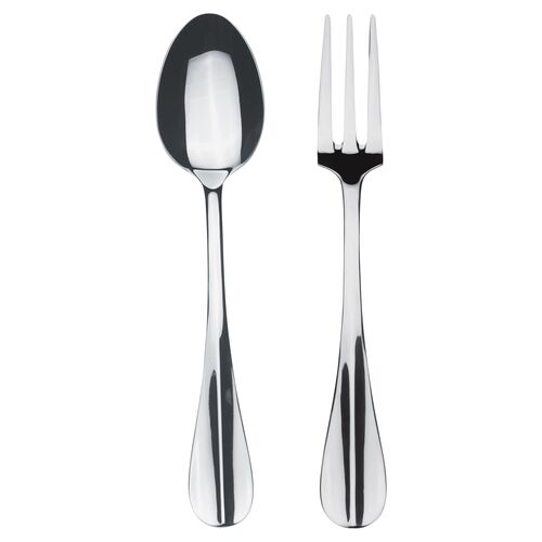 Asst. of 2 Roma Serving Set, Silver 1 Asst. of 2 Roma Serving Set, Silver