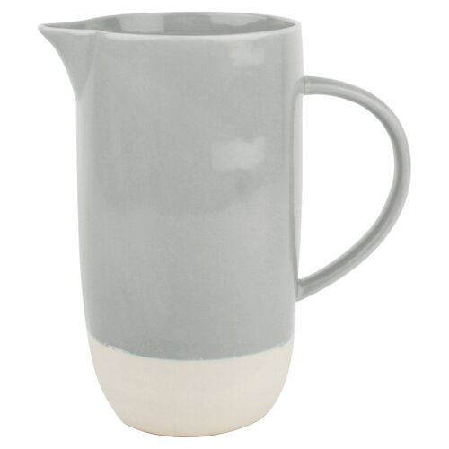Shell Bisque Pitcher Gray 1 Shell Bisque Pitcher Gray