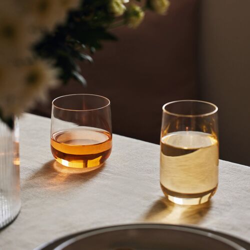Fleck, Set of 4 Short Cremini Tumblers 4 Fleck, Set of 4 Short Cremini Tumblers