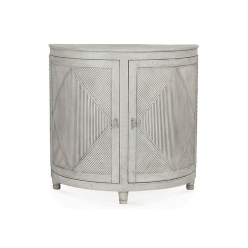 Chelsea Demilune Cabinet, Gray