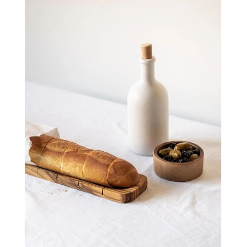 Gharyan Stoneware, Olive Wood Bread Slicing Board 2 Gharyan Stoneware, Olive Wood Bread Slicing Board