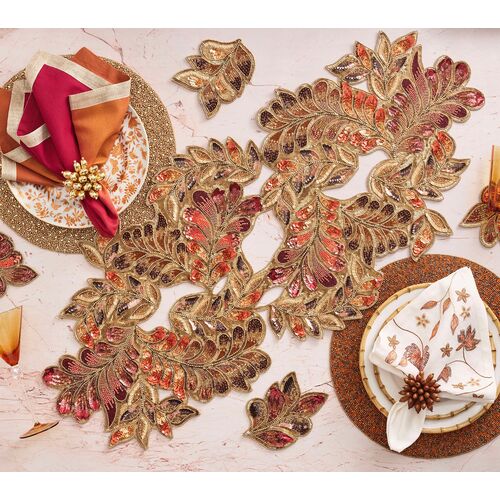 S/4 Autumn Rush Placemats 5 S/4 Autumn Rush Placemats
