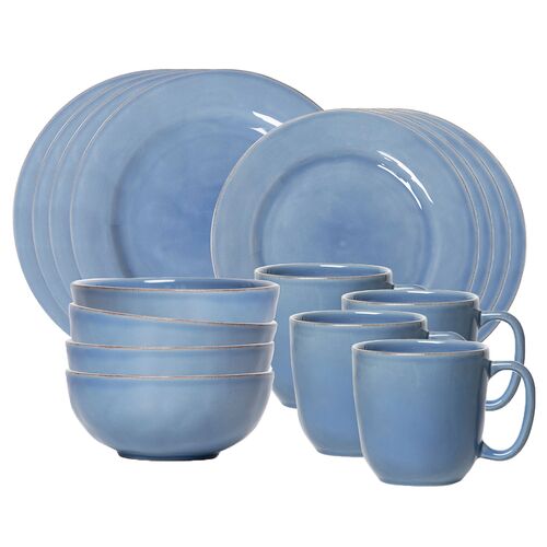 S/16 Puro Place Settings, Chambray