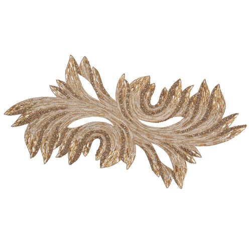 Ray Table Runner, Gold & Crystal 1 Ray Table Runner, Gold & Crystal