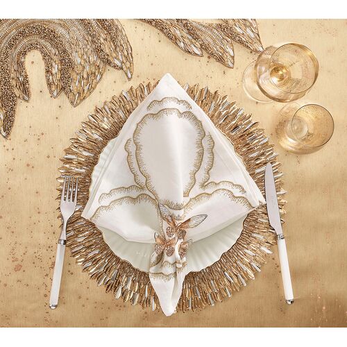 Ray Table Runner, Gold & Crystal 2 Ray Table Runner, Gold & Crystal