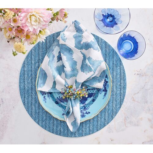 S/4 Spritz Napkin Rings 4 S/4 Spritz Napkin Rings