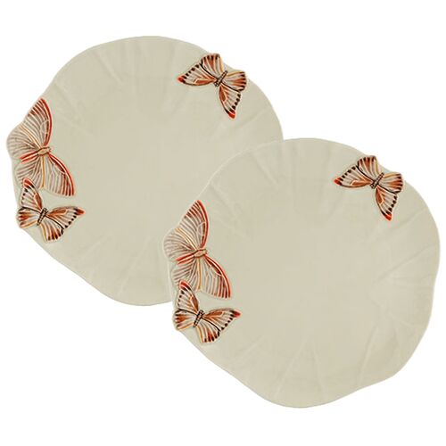 S/2 "Cloudy Butterflies" By ClÂ¨Â¢udia Schiffer Chargers, Multi