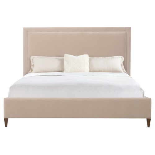 Archives Upholstered Linen Bed, Beige 2 Archives Upholstered Linen Bed, Beige