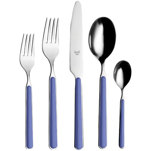 5-Pc Fantasia Place Setting, Blue/Silver 1 5-Pc Fantasia Place Setting, Blue/Silver