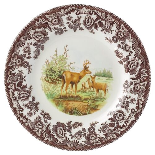 Spode Woodland Dinner Plate 10.5 Inch (Mule Deer)