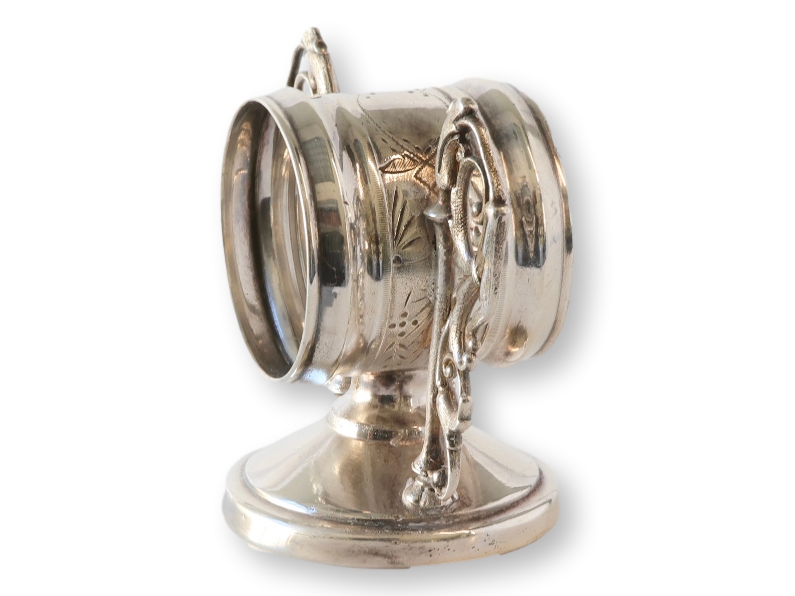 Antique Silver-Plate Napkin Ring 6 Antique Silver-Plate Napkin Ring