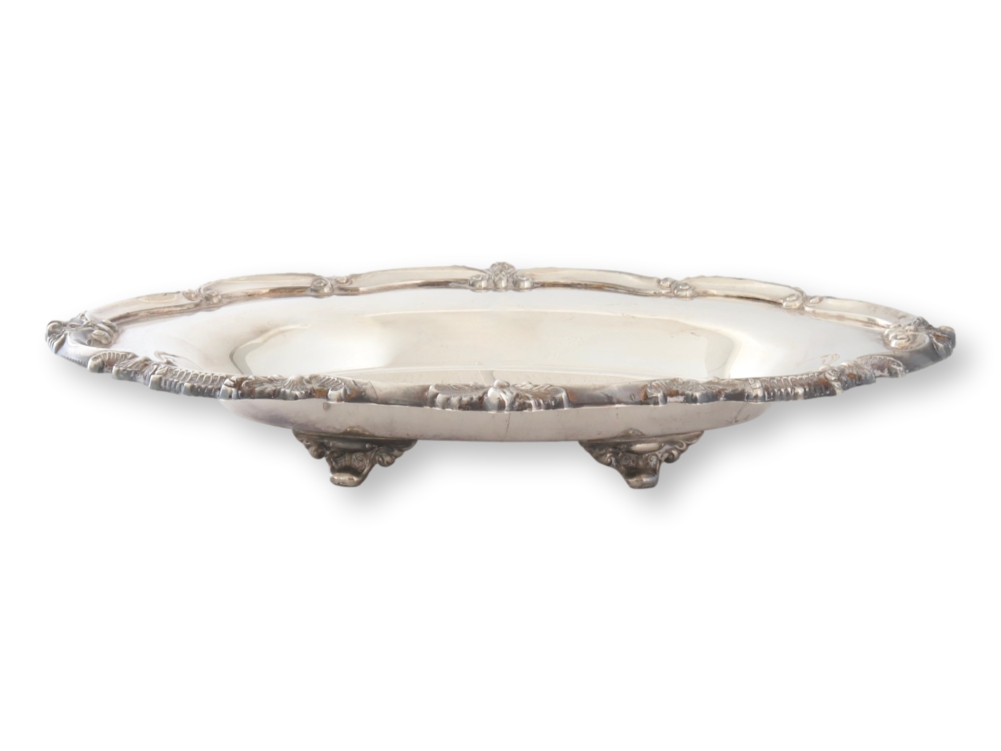 English Cake Tray w/ Pearl Handle Knife 4 English Cake Tray w/ Pearl Handle Knife