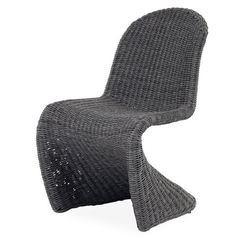 Paulina Outdoor Dining Chair, Vintage Coal 1 Paulina Outdoor Dining Chair, Vintage Coal