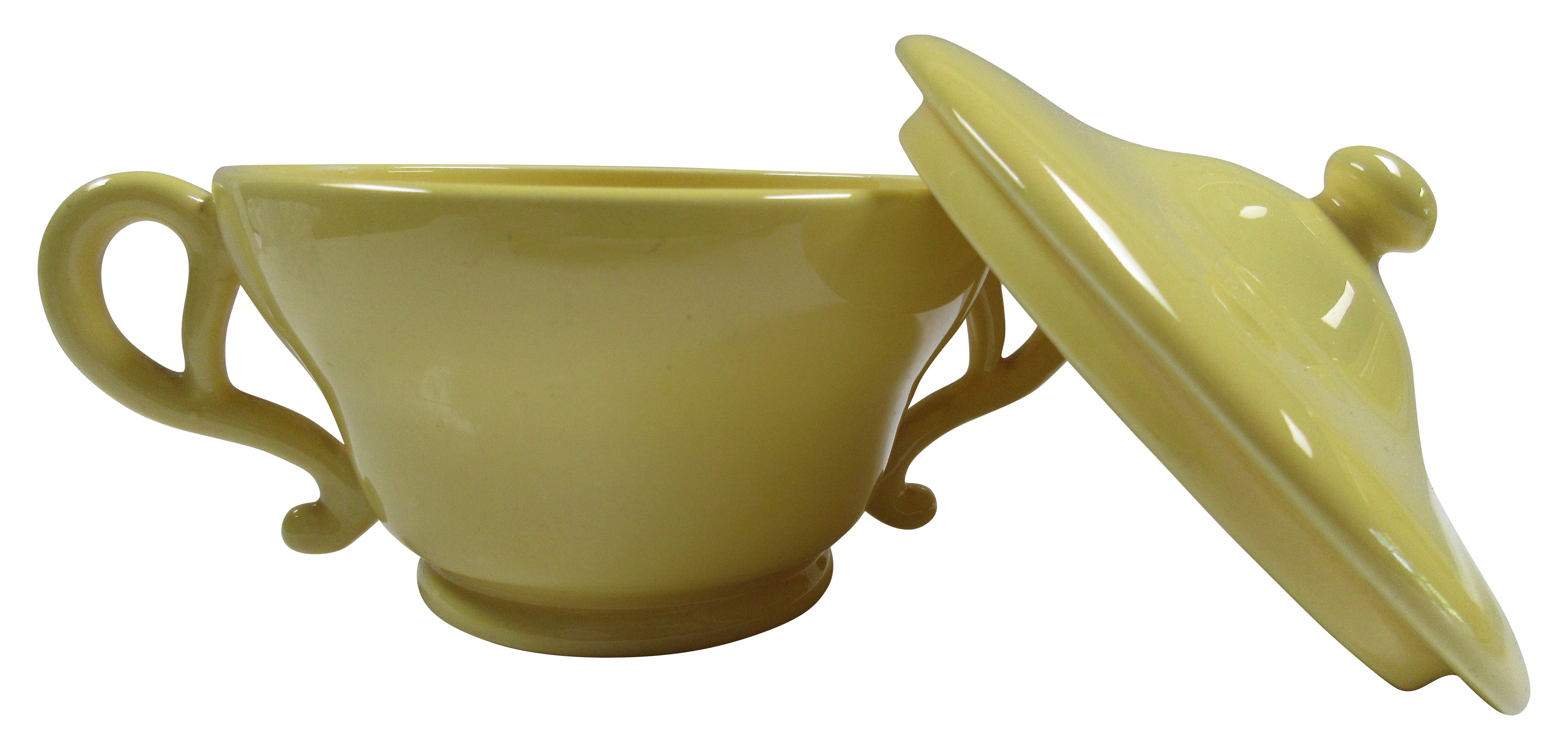 1930s California Pottery Sugar & Creamer 4 1930s California Pottery Sugar & Creamer