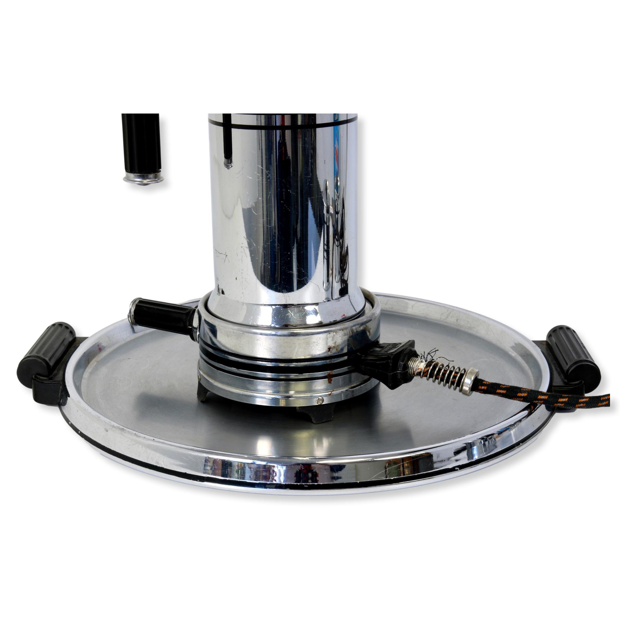 Midcentury Chrome & Bakelite Coffee Set 3 Midcentury Chrome & Bakelite Coffee Set
