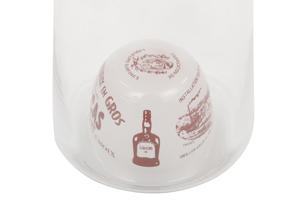 French Bistro Glass Carafes - a Pair 4 French Bistro Glass Carafes - a Pair