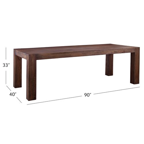 Torvi Dining Table, Antique Walnut 8 Torvi Dining Table, Antique Walnut