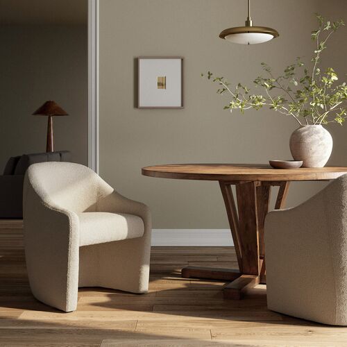 Magnolia Dining Chair, Performance Boucle 10 Magnolia Dining Chair, Performance Boucle