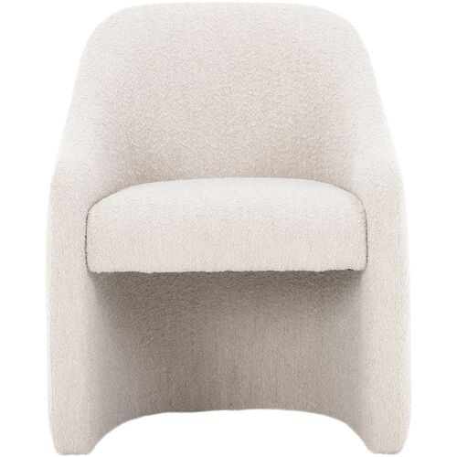 Magnolia Dining Chair, Performance Boucle 3 Magnolia Dining Chair, Performance Boucle