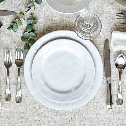 S/4 Puro Place Settings, Whitewash 2 S/4 Puro Place Settings, Whitewash