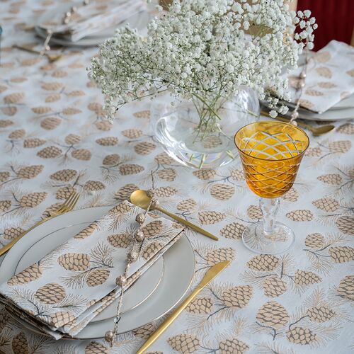 S/4 Verbier Napkins, Bronze 5 S/4 Verbier Napkins, Bronze