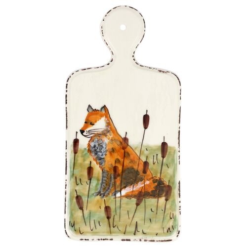 Wildlife Fox Small Cheese Board, Multicolor