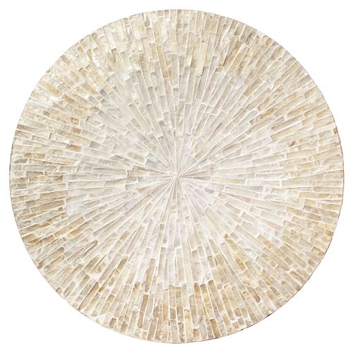 S/4 Byzantine Place Mats, Ivory/Gold 1 S/4 Byzantine Place Mats, Ivory/Gold