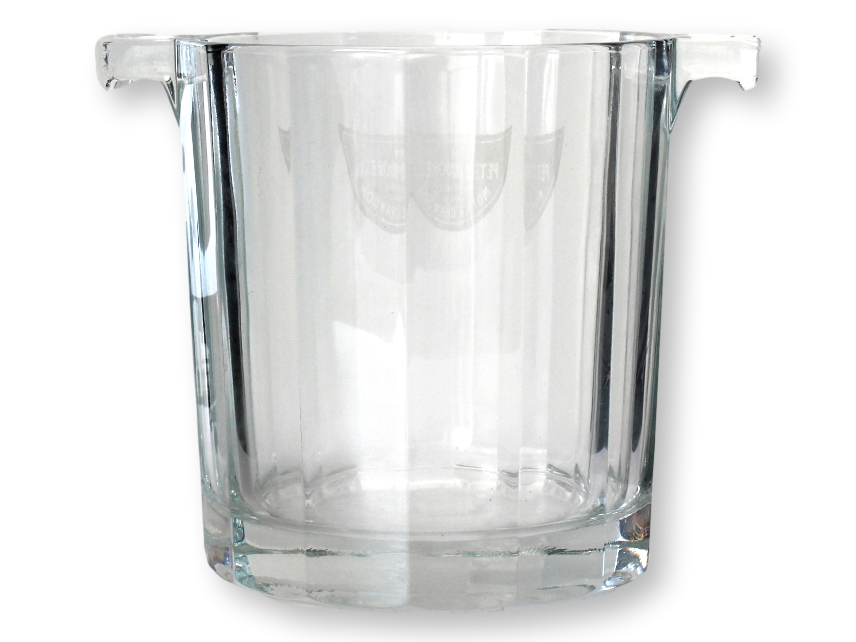 Italian Moet Crystal Ice Bucket 3 Italian Moet Crystal Ice Bucket
