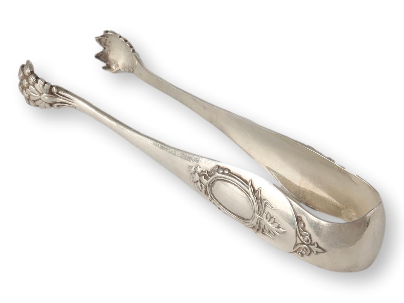 1920s French Silver-Plate Claw Tongs 2 1920s French Silver-Plate Claw Tongs