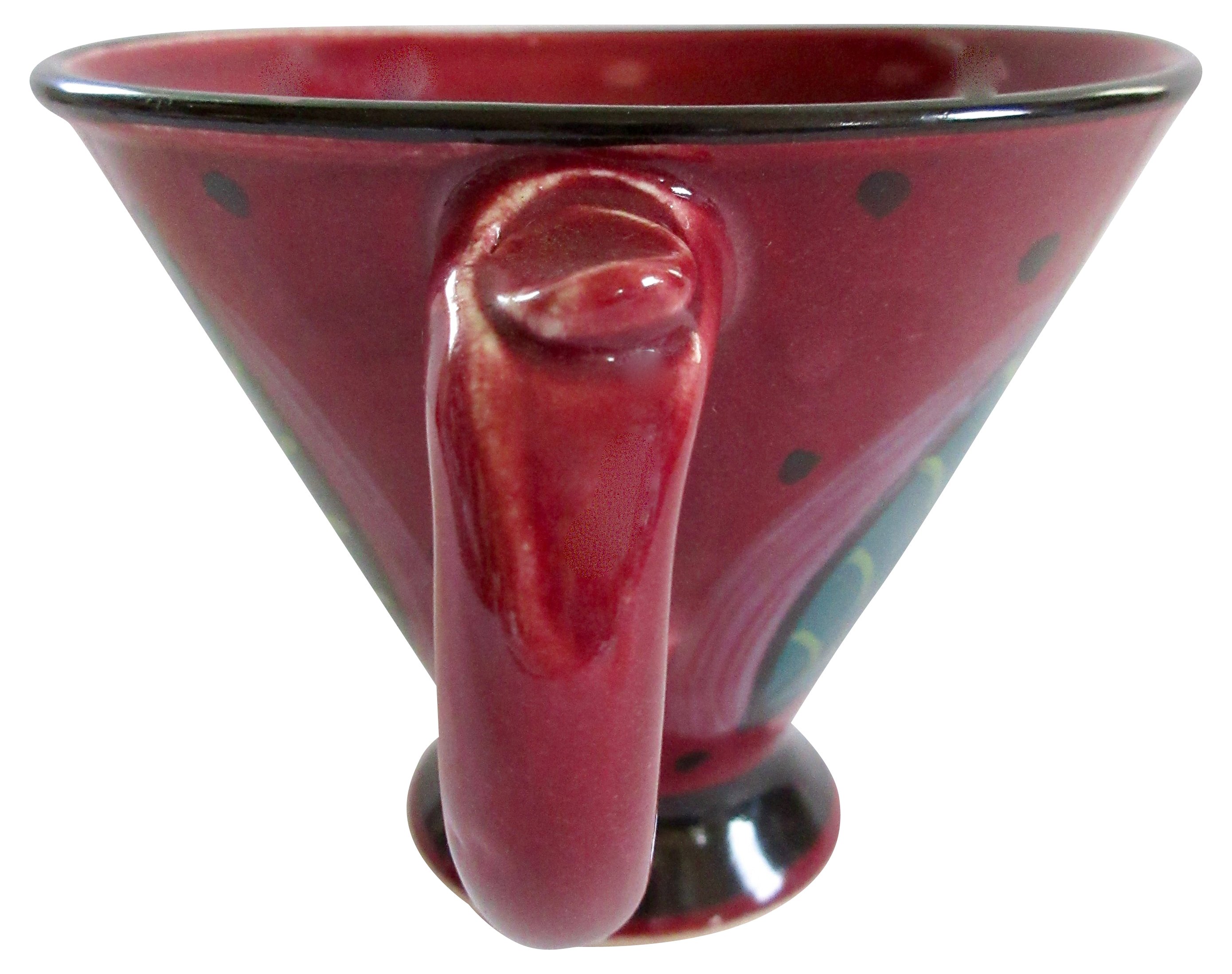 Mid-Century Modern Art Pottery Mug 4 Mid-Century Modern Art Pottery Mug