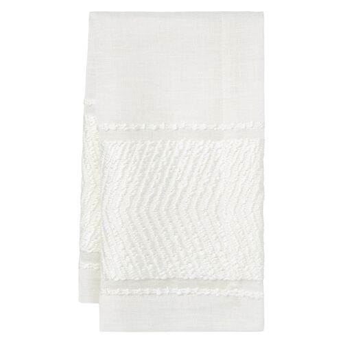 S/4 Bianca Napkins, White 1 S/4 Bianca Napkins, White