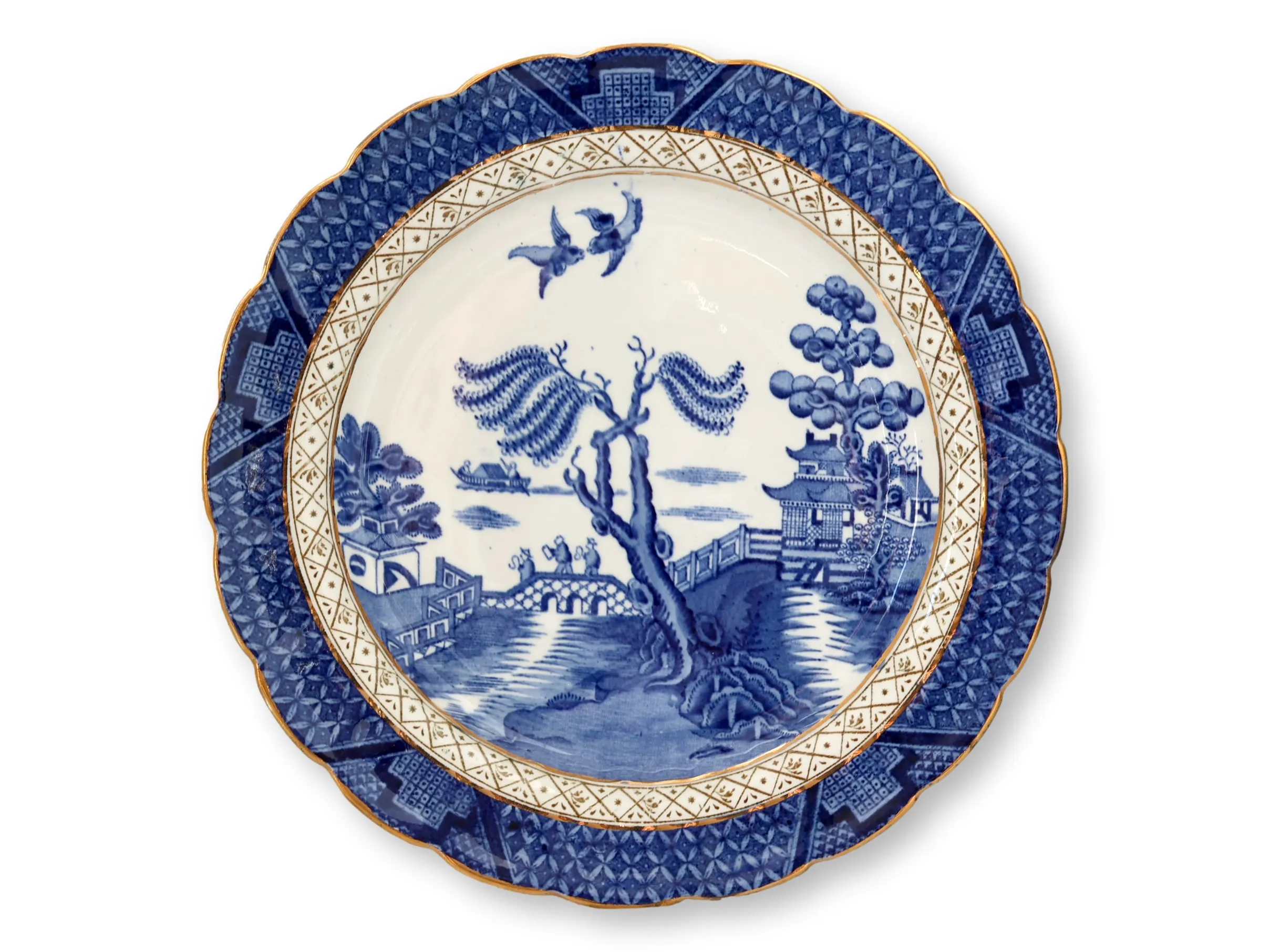 English Willow Dinnerware, Svc for 6 5 English Willow Dinnerware, Svc for 6