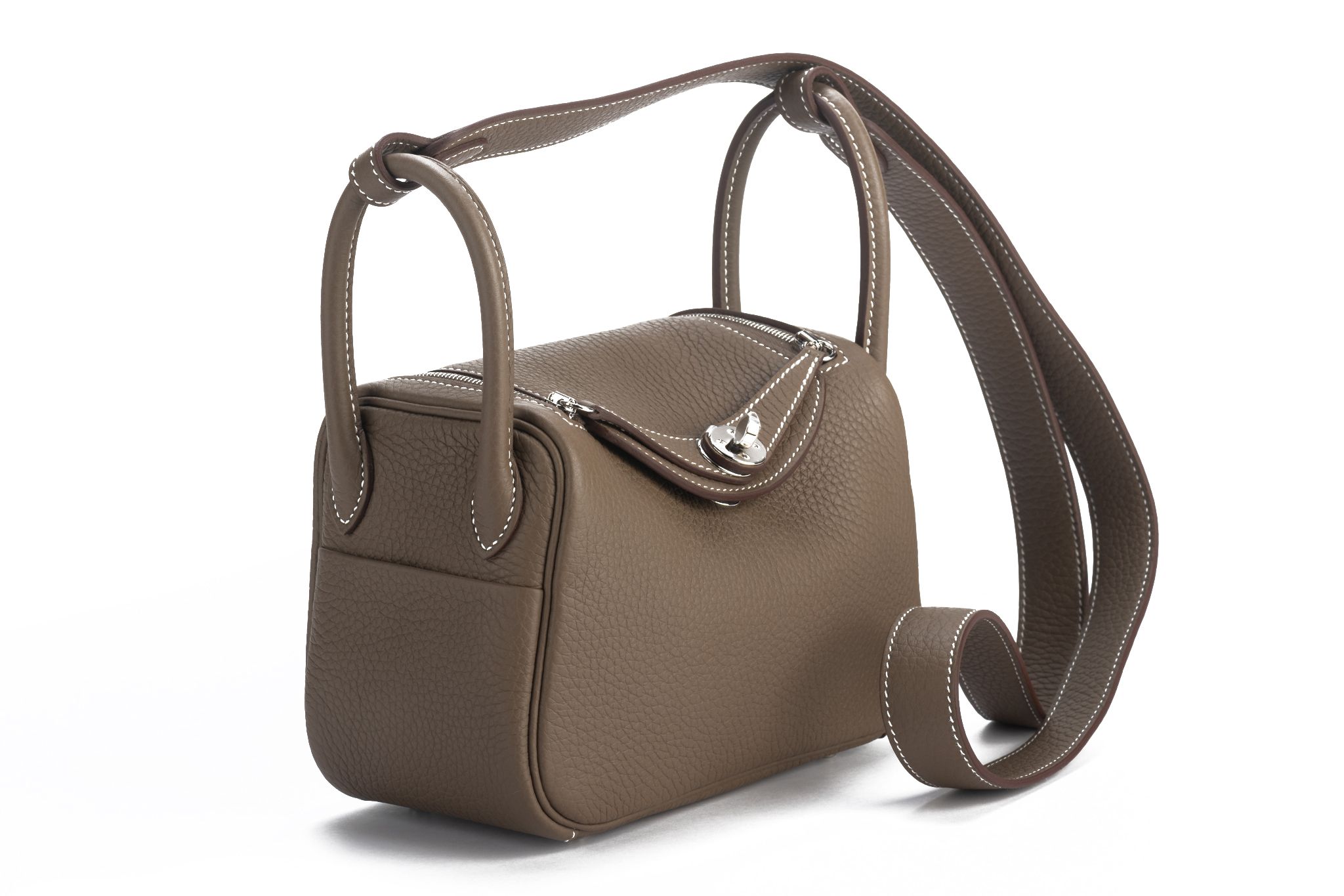 Hermes Mini Lindy Etoupe Togo BNIB 2 Hermes Mini Lindy Etoupe Togo BNIB
