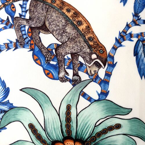 Monkey Bean 20x20 Pillow, Tanzanite 2 Monkey Bean 20x20 Pillow, Tanzanite