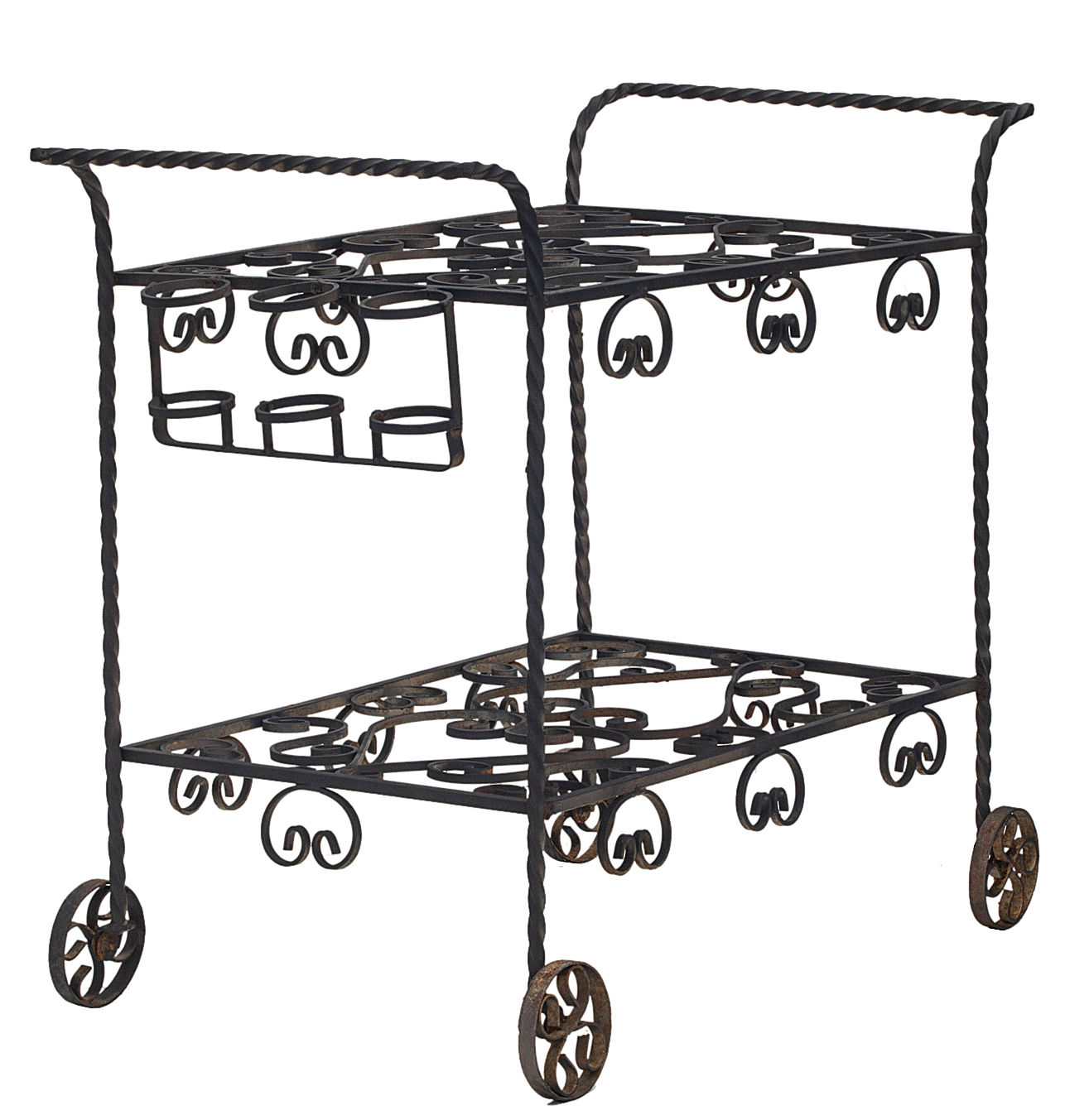 Wrought Iron Outdoor Bar Cart 4 Wrought Iron Outdoor Bar Cart