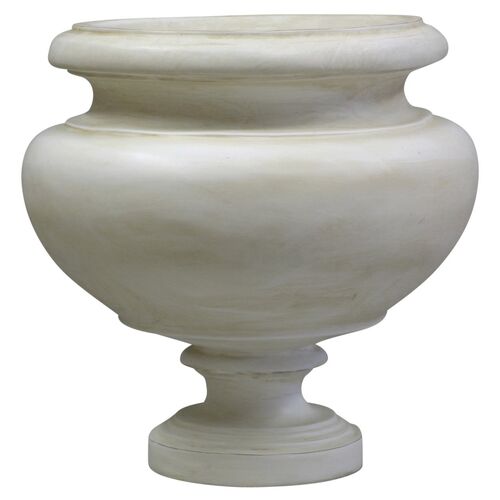 Valentino Urn, Antiqued Stone 1 Valentino Urn, Antiqued Stone