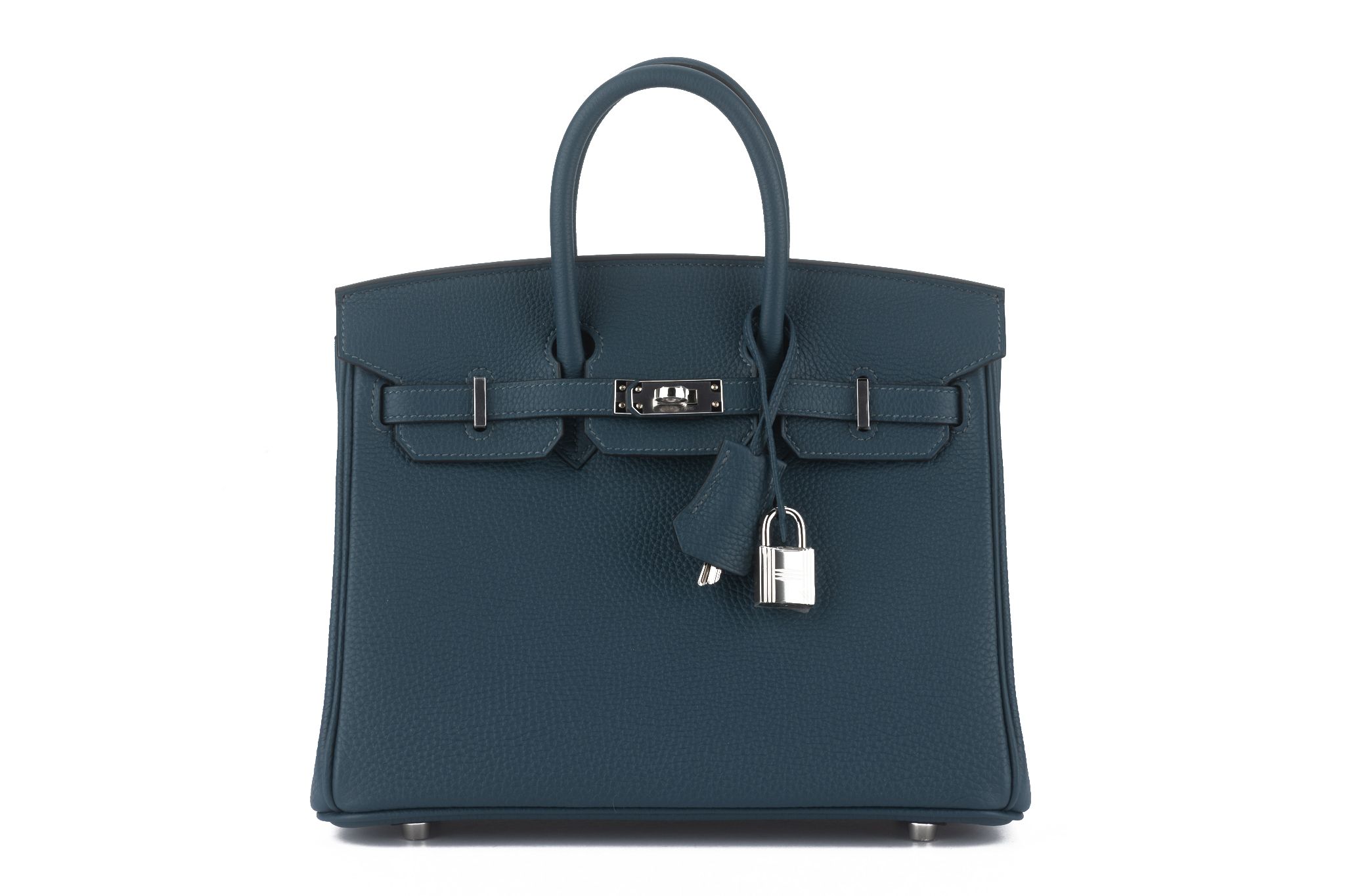 Herm¨¨s NEW Birkin 25 Togo Blue De Prusse 1 Herm¨¨s NEW Birkin 25 Togo Blue De Prusse