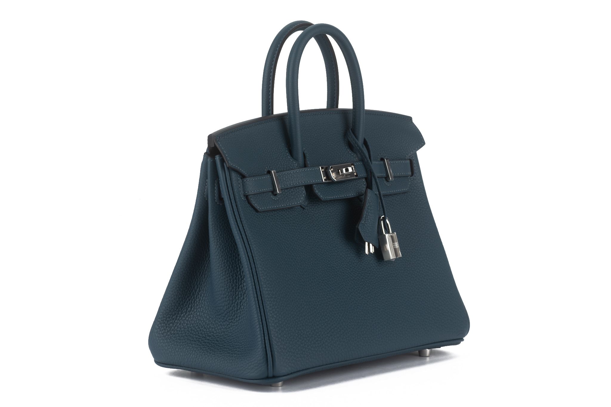 Herm¨¨s NEW Birkin 25 Togo Blue De Prusse 10 Herm¨¨s NEW Birkin 25 Togo Blue De Prusse