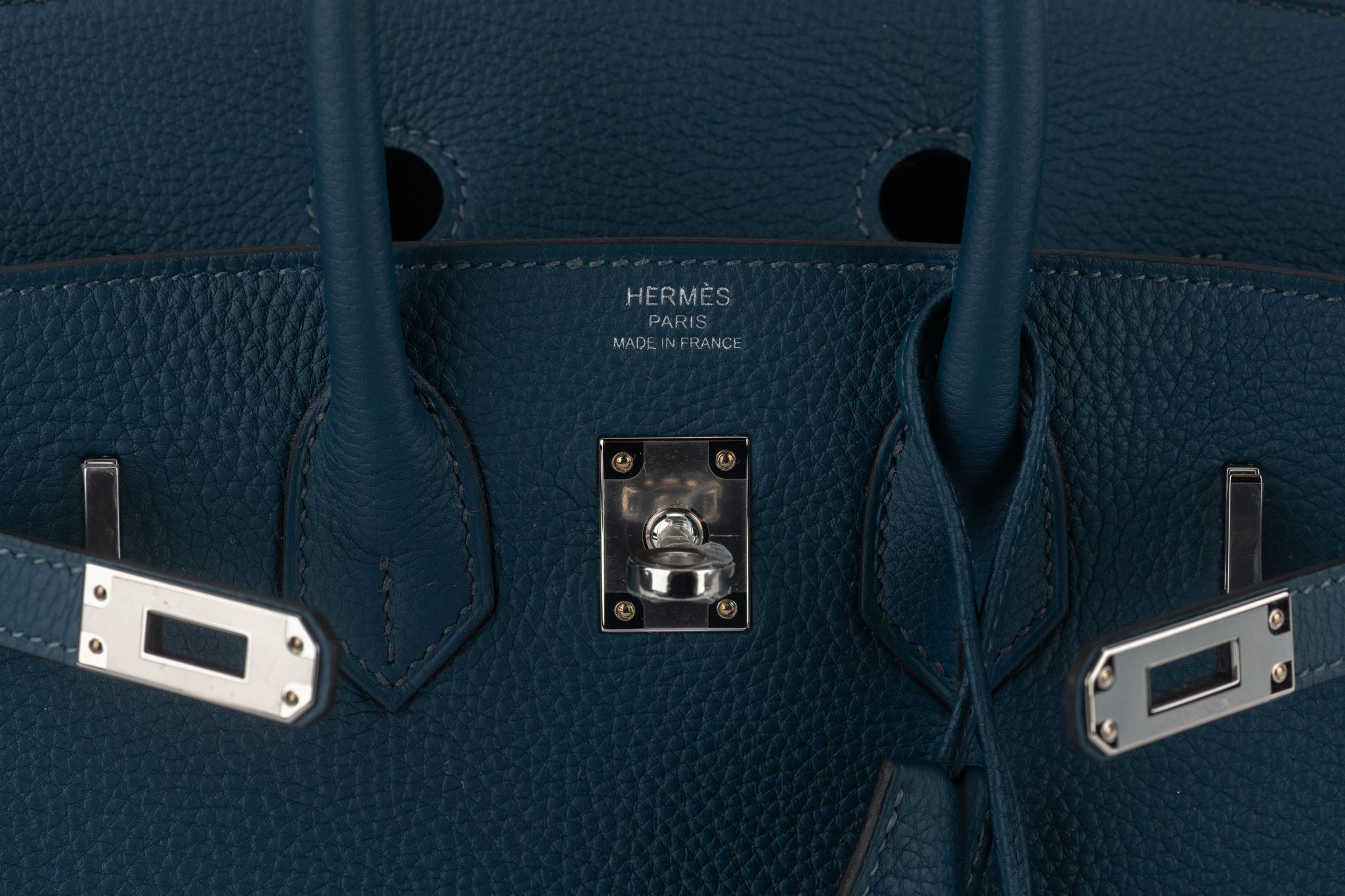 Herm¨¨s NEW Birkin 25 Togo Blue De Prusse 3 Herm¨¨s NEW Birkin 25 Togo Blue De Prusse