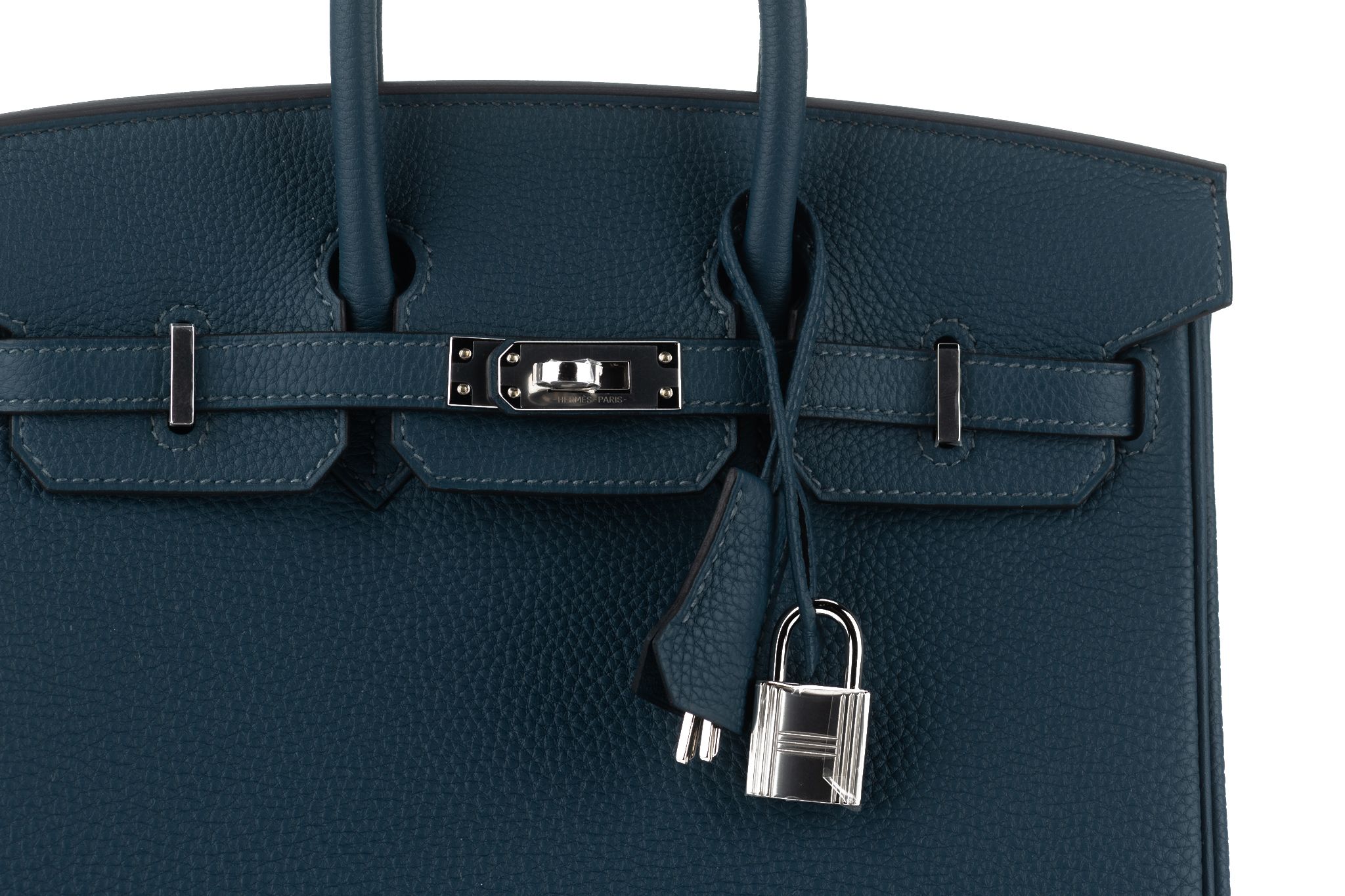 Herm¨¨s NEW Birkin 25 Togo Blue De Prusse 4 Herm¨¨s NEW Birkin 25 Togo Blue De Prusse