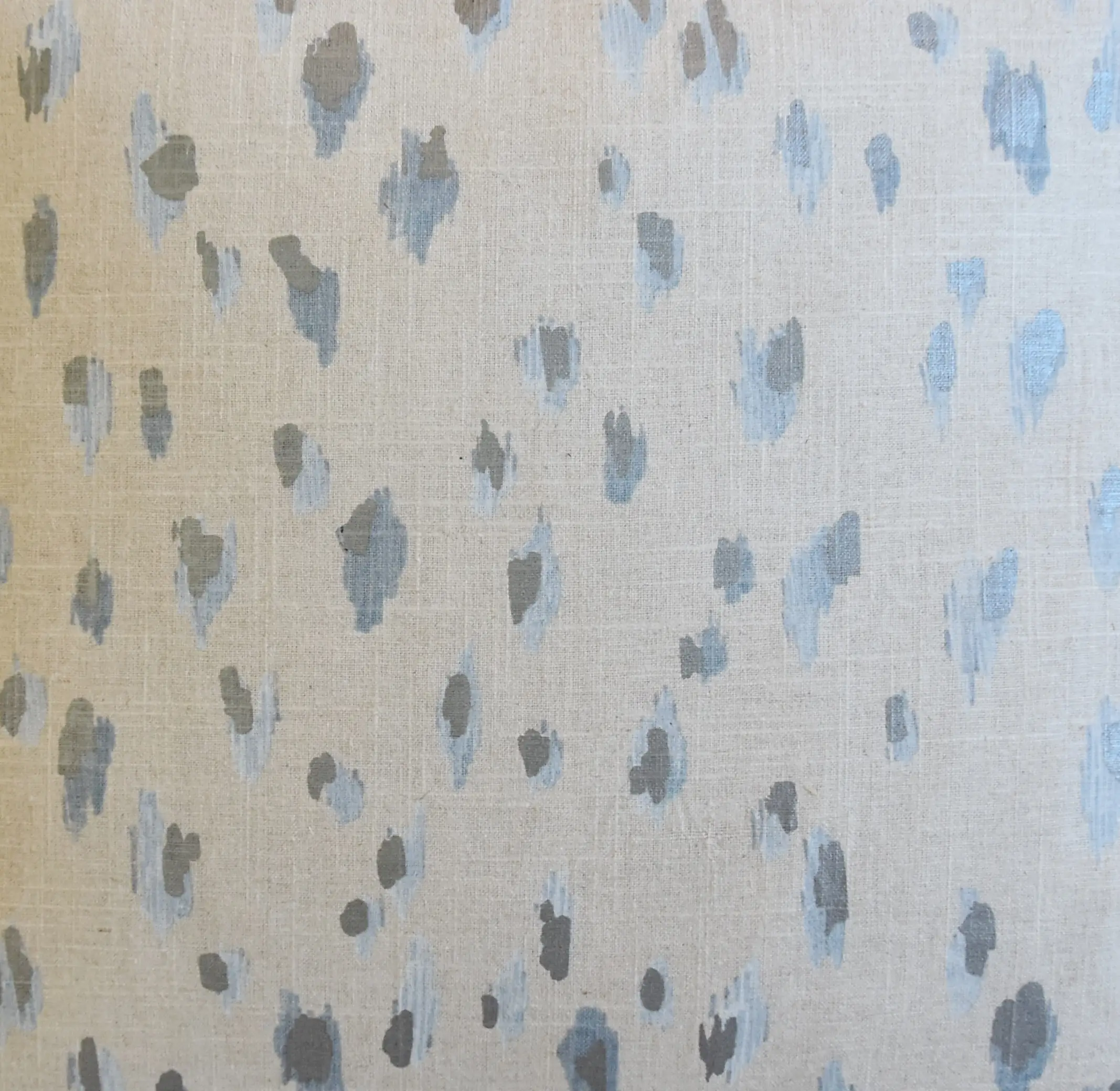 Blue Silver Animal Cat Spot Linen Pillow 3 Blue Silver Animal Cat Spot Linen Pillow