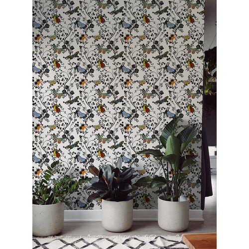 Blooming Butterflies Wallpaper, Multicolor 2 Blooming Butterflies Wallpaper, Multicolor