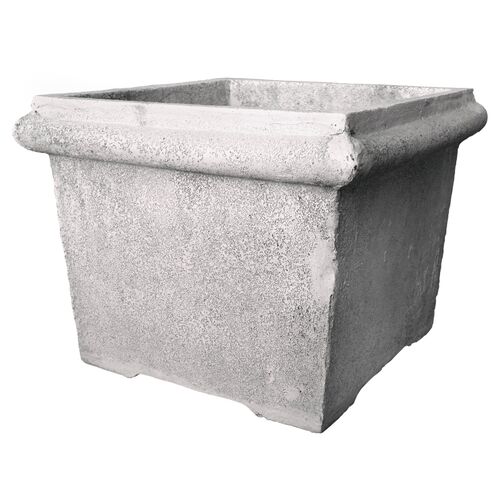 21" Logan Planter, Cathedral White 1 21" Logan Planter, Cathedral White