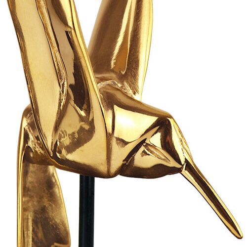 S/3 Hummingbirds, Gold 2 S/3 Hummingbirds, Gold