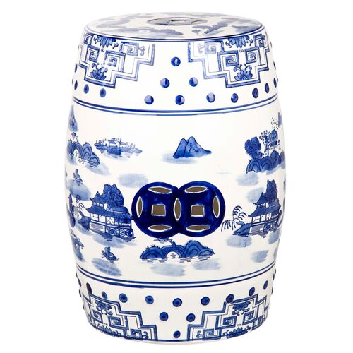 Gateless Garden Stool, Blue 1 Gateless Garden Stool, Blue
