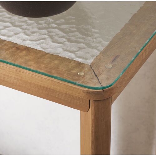 Darya Glass Top Console Table 3 Darya Glass Top Console Table